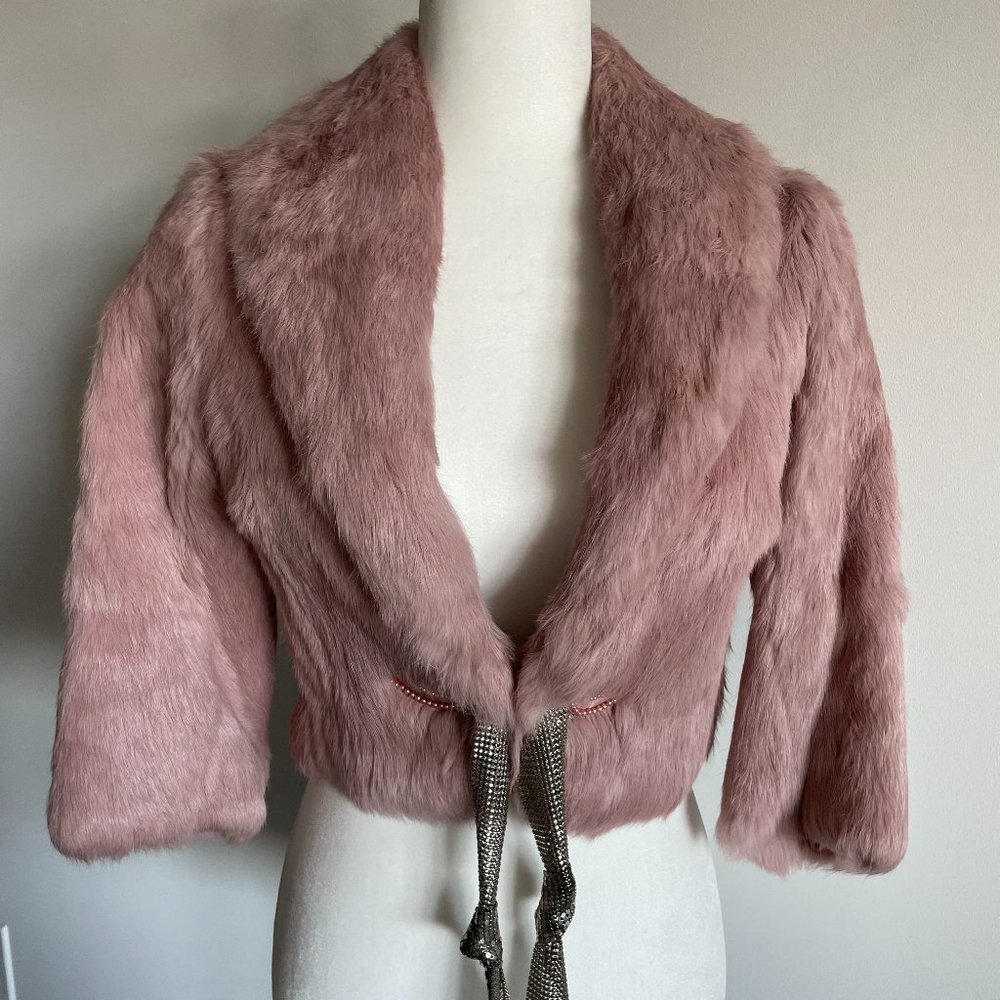 Vintage Development Phillip Lim Rabbit Fur Coat